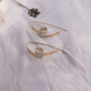 Irregular Trend Drop Brass Earring